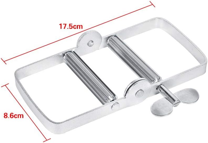 woobles Toothpaste Squeezer, Tube Squeezer Aluminum Toothpaste Dispenser Squeezer for Cooking, Baking, Hair Salon, Cosmetics, Paint Tube, Color Dye, Pack of 2 - Image 2